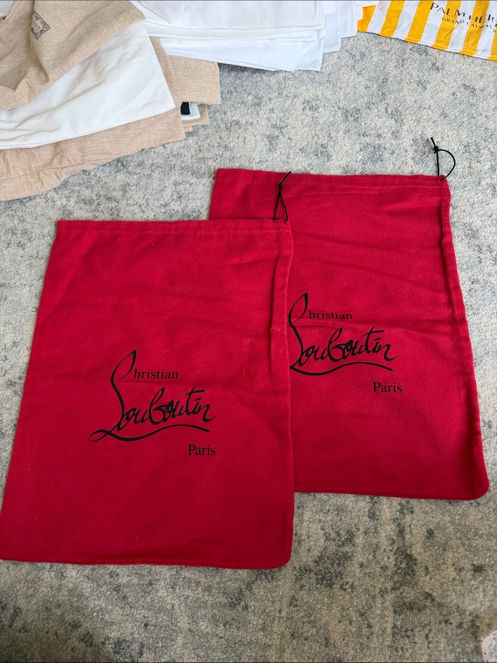 Christian Louboutin Paris Dust Bag Set